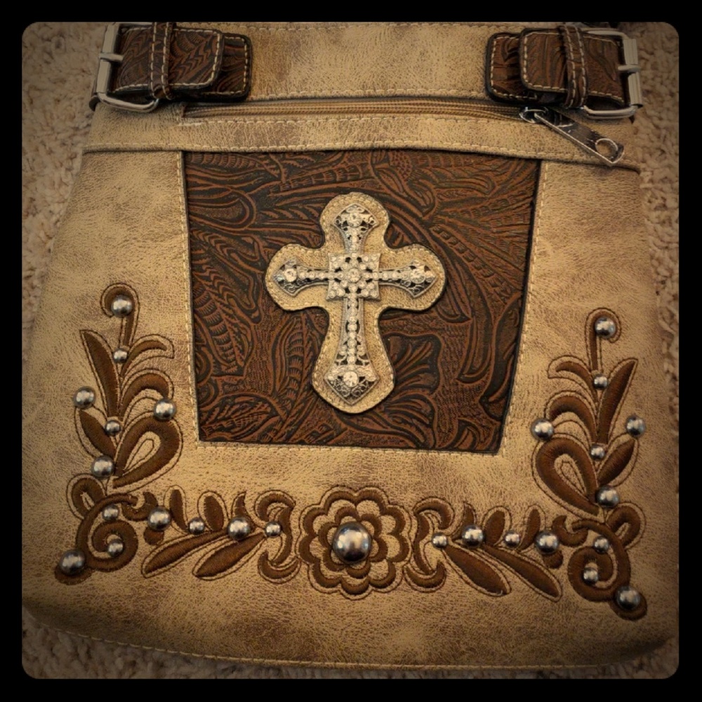 Montana West Cute western bling crossbody purse